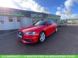 Red Used 2014 Audi A4 S-Line Sedan | £9,350 (Fair price)