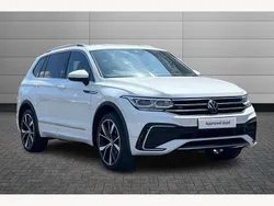 White Used 2021 VW Tiguan Allspace Elegance SUV | £24,990 (A bit pricey)