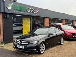 Black Used 2015 Mercedes C250 Sport Edition Coupe | £7,995 (Super price)