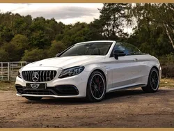 White Used 2020 Mercedes C63 AMG Premium Plus Cabriolet | £47,900 (Expensive)