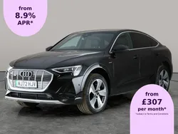 Black Used 2022 Audi e-tron S-Line SUV | £21,604 (Fair price)