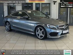 Grey Used 2017 Mercedes C200 AMG line Coupe | £14,870 (Fair price)