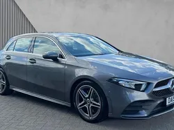 Mountain grey metallic Used 2019 Mercedes A250 AMG line Hatchback | £17,790 (Good price)