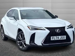 Fsport white Used 2024 Lexus UX 300h Sport Line SUV | £35,895 (Fair price)