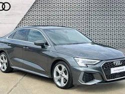 Daytona gray pearlescent Used 2021 Audi A3 S-Line Sedan | £18,619 (Fair price)