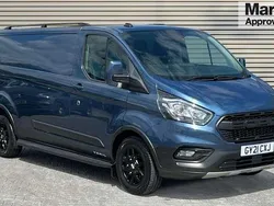 Blue Used 2021 Ford Transit Custom Van | £16,991 (Fair price)