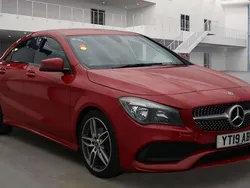 Red Used 2019 Mercedes CLA200 AMG line Coupe | £11,400 (Good price)