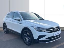 White Used 2022 VW Tiguan Elegance SUV | £21,369 (Fair price)