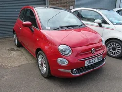 Red Used 2022 Fiat 500 Red Hatchback | £10,495 (Fair price)