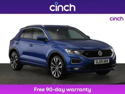 Blue Used 2019 VW T-Roc R-line SUV | £19,499 (Fair price)