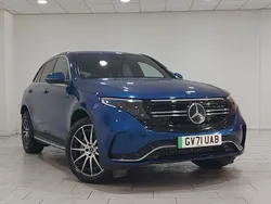 Blue Used 2022 Mercedes EQC400 AMG line SUV | £29,498 (Fair price)