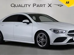 White Used 2021 Mercedes CLA200 AMG line Coupe | £20,480 (Good price)