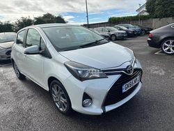 White Used 2015 Toyota Yaris Hatchback | £7,626 (Fair price)