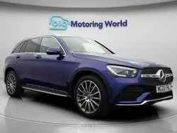 Blue Used 2020 Mercedes GLC300 AMG Line Premium Estate | £27,200 (Good price)