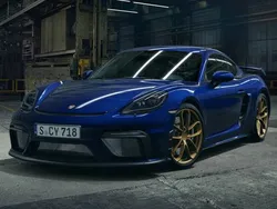 Gentian blue metallic Used 2023 Porsche 718 Cayman GT4 | £90,718