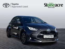Grey Used 2023 Toyota Yaris Hybrid Design Hatchback | £18,000 (Fair price)