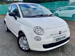 White Used 2015 Fiat 500 Pop Hatchback | £4,295 (Good price)