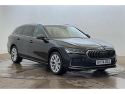 Midnight black metallic Used 2024 Skoda Superb SE L Estate | £29,183 (Expensive)