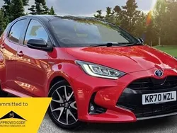 Orange Used 2020 Toyota Yaris Hybrid Edition Hatchback | £14,250 (Fair price)