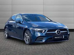 Denim blue Used 2019 Mercedes A200 AMG Line Premium Plus Hatchback | £21,895 (Expensive)