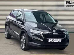 Black magic pearl effect Used 2024 Skoda Karoq SE Drive SUV | £22,650 (Fair price)