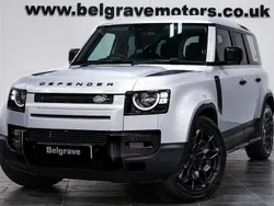 Metallic paint hakuba silver Used 2021 Land Rover Defender S SUV | £49,980 (Fair price)
