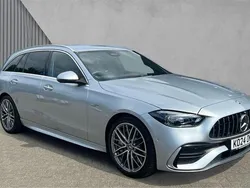 Silver Used 2024 Mercedes C43 AMG Premium Estate | £46,991 (Good price)