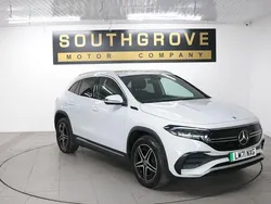 White Used 2021 Mercedes EQA350 AMG line SUV | £21,489 (Fair price)