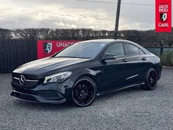Black Used 2018 Mercedes CLA200 AMG line Sedan | £14,650 (Fair price)