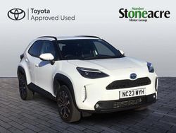 White Used 2023 Toyota Yaris Hybrid Design Hatchback | £21,250 (A bit pricey)