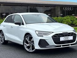 White New 2025 Audi A3 Sportback Black Edition Hatchback | £31,155 (Super price)