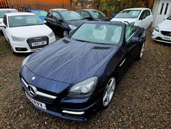 Blue Used 2013 Mercedes SLK250 AMG Cabriolet | £6,500 (Super price)