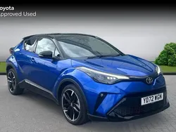 Nebula blue bitone Used 2022 Toyota C-HR Sport SUV | £21,290 (Fair price)
