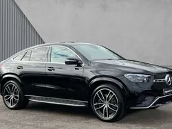 Obsidian black metallic Used 2025 Mercedes GLE450 AMG AMG Line Premium Plus Coupe | £73,890 (Good price)