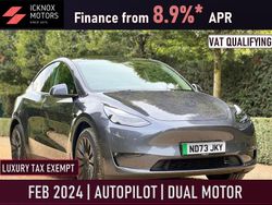 Grey Used 2024 Tesla Model Y Long Range AWD SUV | £28,995 (Fair price)