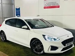 White Used 2019 Ford Focus ST-Line Hatchback | £10,250 (Fair price)