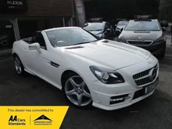 White Used 2013 Mercedes SLK250 AMG Cabriolet | £7,995 (Fair price)