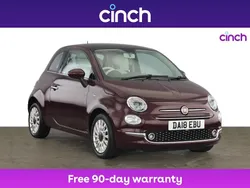 Red Used 2018 Fiat 500 Lounge Hatchback | £6,349 (Fair price)
