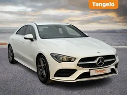 White Used 2021 Mercedes CLA180 AMG line Sedan | £22,845 (Good price)