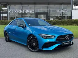 Blue Used 2024 Mercedes CLA220 AMG Line Premium Plus Sedan | £32,285 (Fair price)