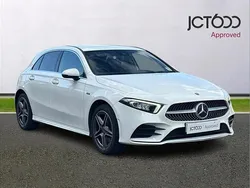 White Used 2021 Mercedes A250 AMG line Hatchback | £15,284 (Good price)