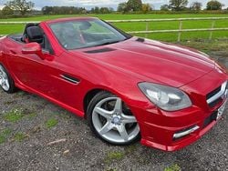 Red Used 2014 Mercedes SLK250 AMG Cabriolet | £7,500 (Fair price)
