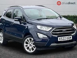 Blue Used 2022 Ford Ecosport Titanium SUV | £10,673 (Fair price)
