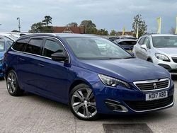 Blue Used 2017 Peugeot 308 GT-line Estate | £6,995 (Fair price)