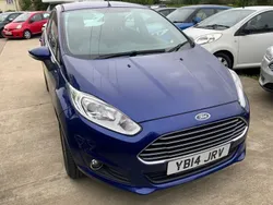 Blue Used 2014 Ford Fiesta Zetec Hatchback | £5,199 (Fair price)