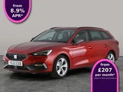 Red Used 2022 Seat Leon FR Estate | £15,807 (Fair price)