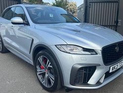 Silver Used 2021 Jaguar F-Pace SVR SUV | £45,995 (Expensive)