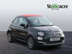 Black Used 2020 Fiat 500 Star Cabriolet | £10,995 (Expensive)