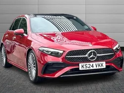 Red Used 2024 Mercedes A180 AMG Line Premium Plus Hatchback | £29,295
