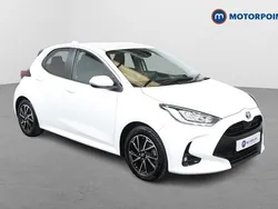 White Used 2022 Toyota Yaris Hybrid Design Hatchback | £16,199 (Good price)